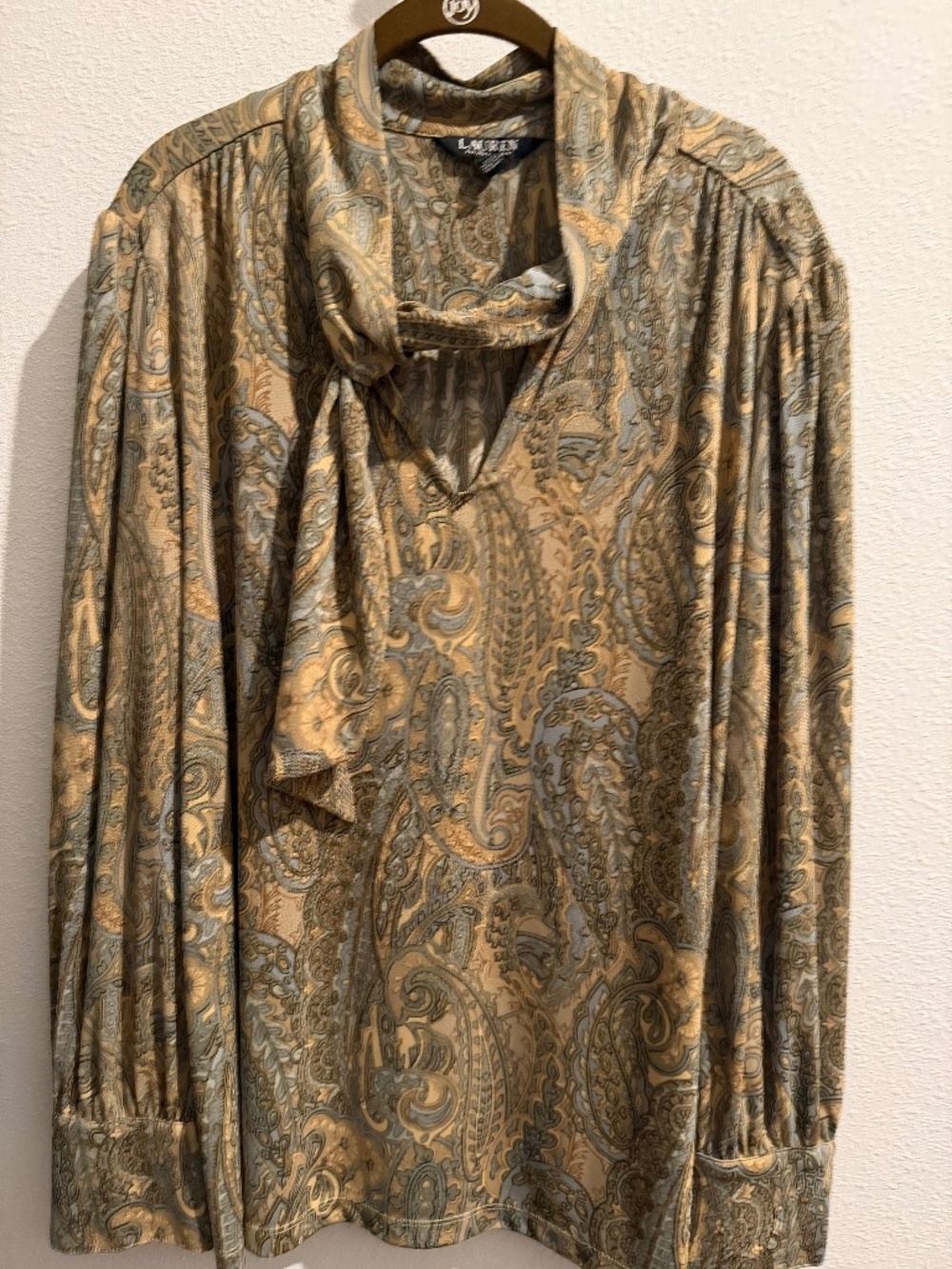 LAUREN Ralph Lauren Paisley Blouse